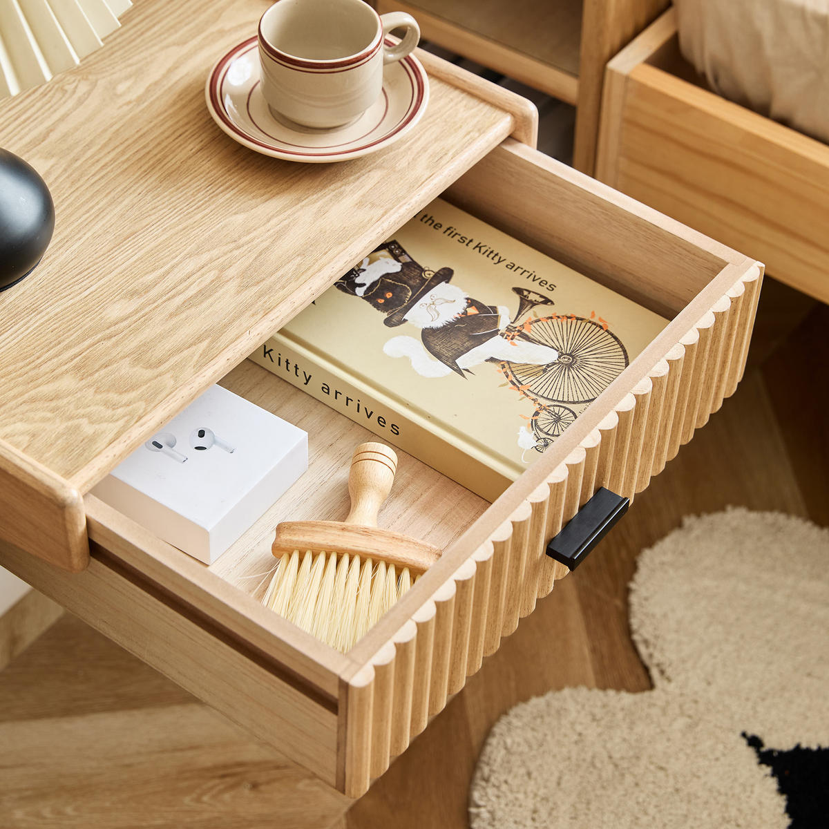 NACHTTISCH Rechteckig Braun 45 x 33 x 13 cm - Braun, Holz (45/13/33.5cm) - Nordlys