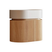 EINZELWASCHTISCH - 60 cmcm x 37 cmcm - Holz, Platte - Naturfarben Hell - PROTEA - Naturfarben, Holz (60/51/37cm) - Vente-Unique