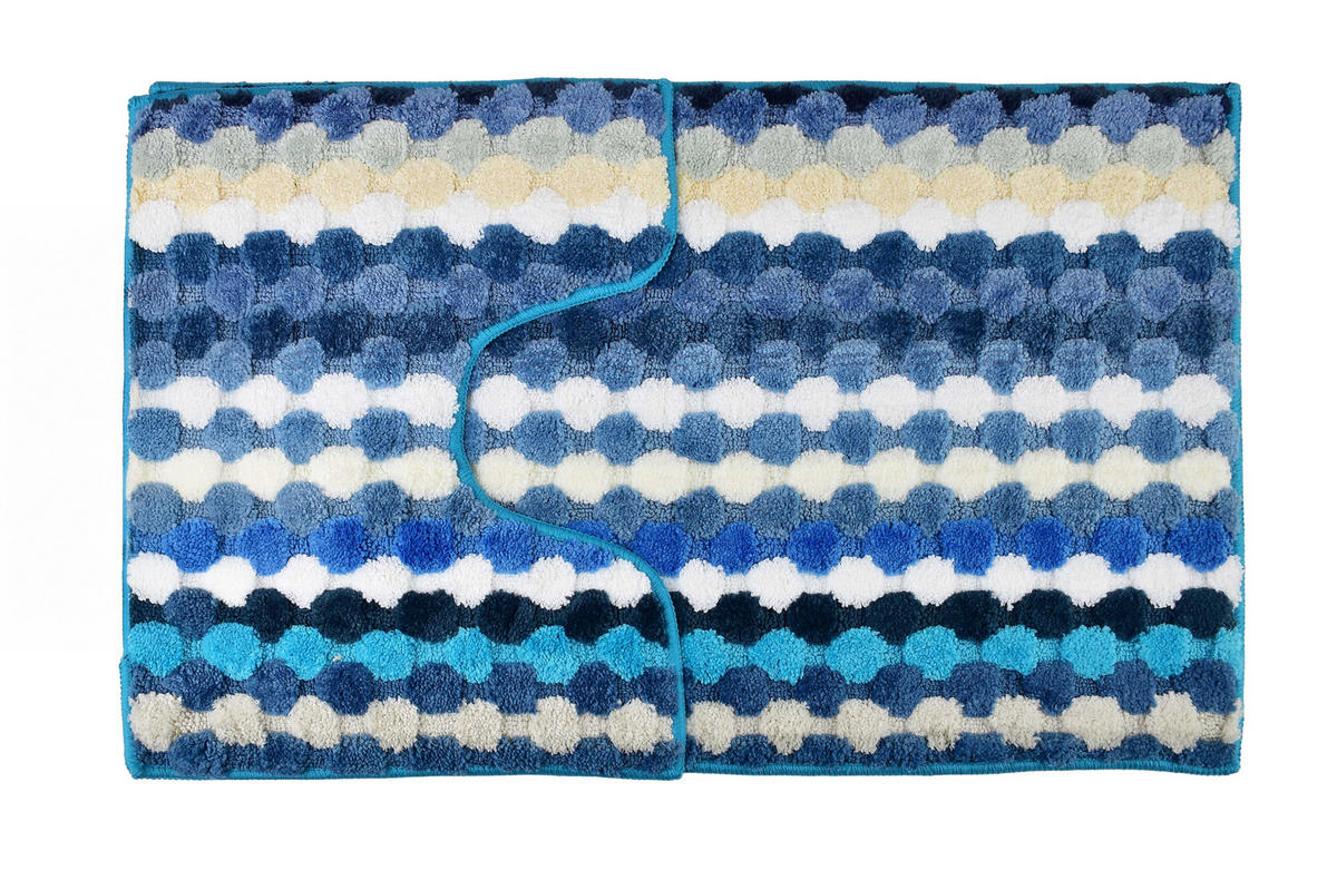 BADTEPPICH Zac Mintgrün 90/50/2 cm Textilien - Mintgrün, Textil (50/90cm) - Mondex