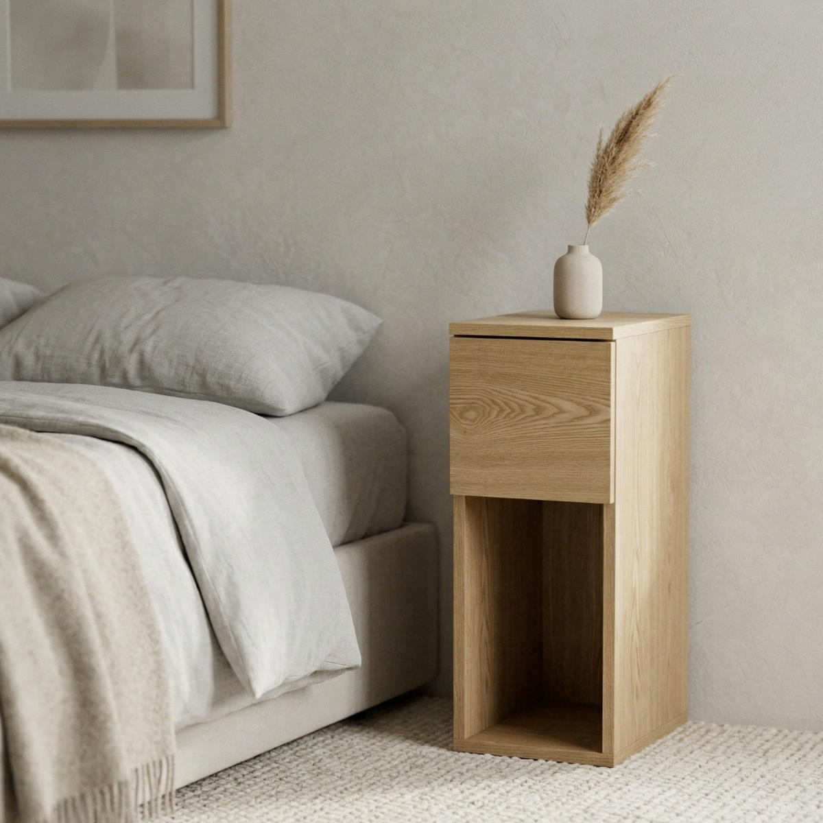 BEISTELLTISCH Teny 20/30/55 cm - Braun, Holzwerkstoff (20/55/30cm) - EDAXO