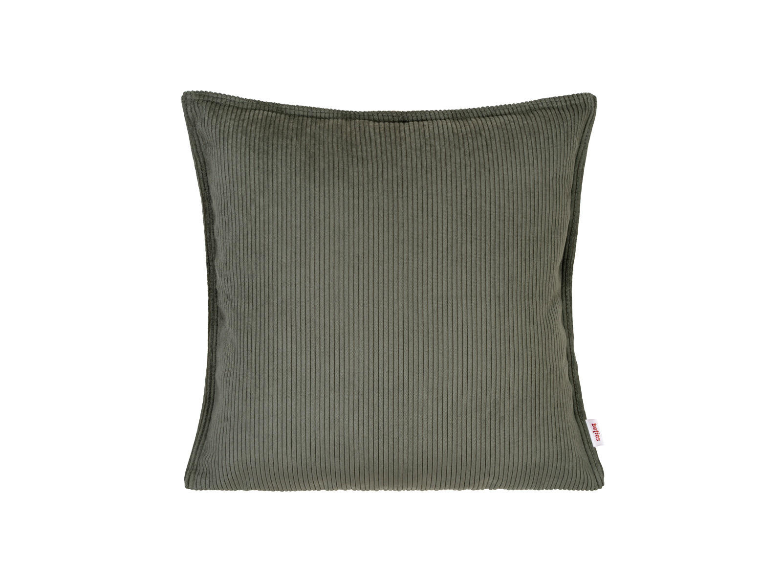 KISSENHÜLLE HYggelig No.1 stein-grau Cord-Samt 40/40 cm - Grau, Textil (40/40cm) - beties Heimtextil