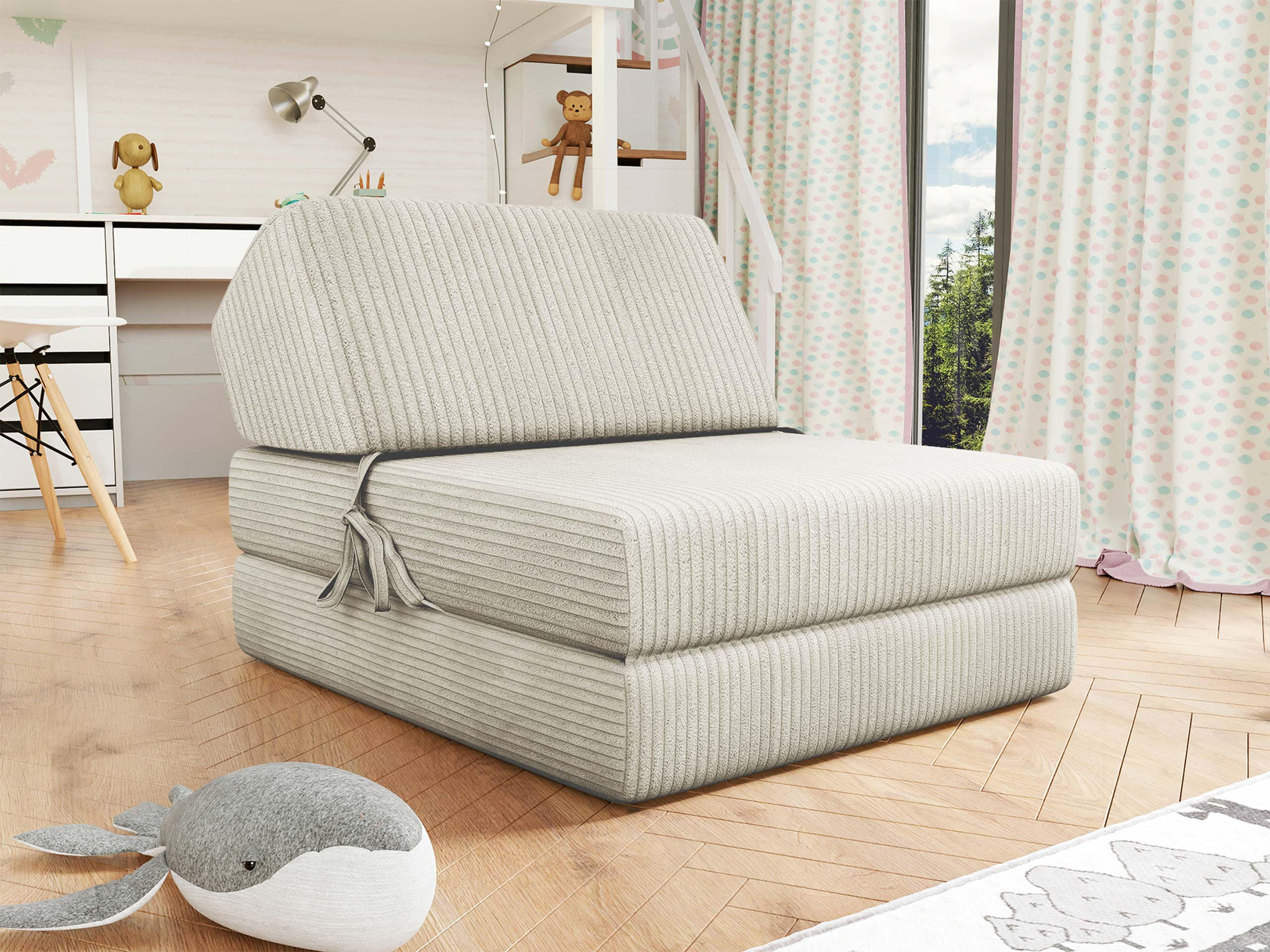 KLAPPSOFA Kevin Cord - Beige, Textil (73/58/90cm) - MIRJAN24