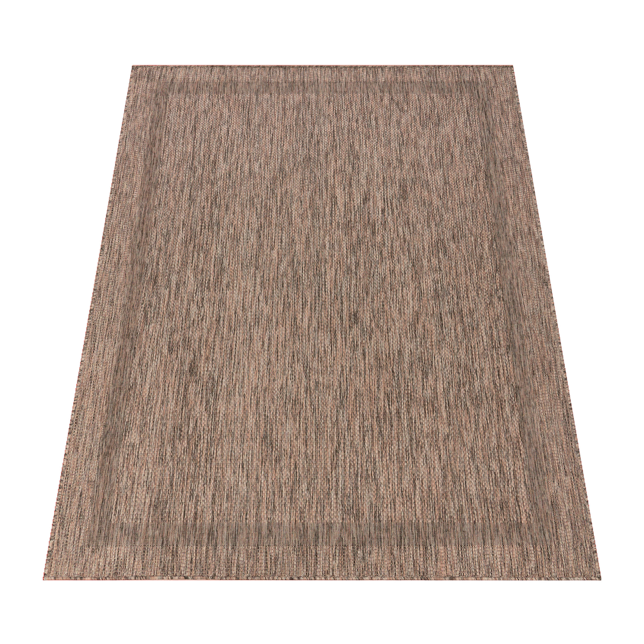Paco Home Outdoorteppich Braun 80x250 cm