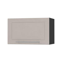 KLAPPHÄNGESCHRANK Kvantum W4B/60 Schwarz / Kaschmir Matt 60 / 32,5 / 36cm - Kaschmir/Schwarz, Holz/Holzwerkstoff (60/36/32.5cm) - Feldmann-Wohnen