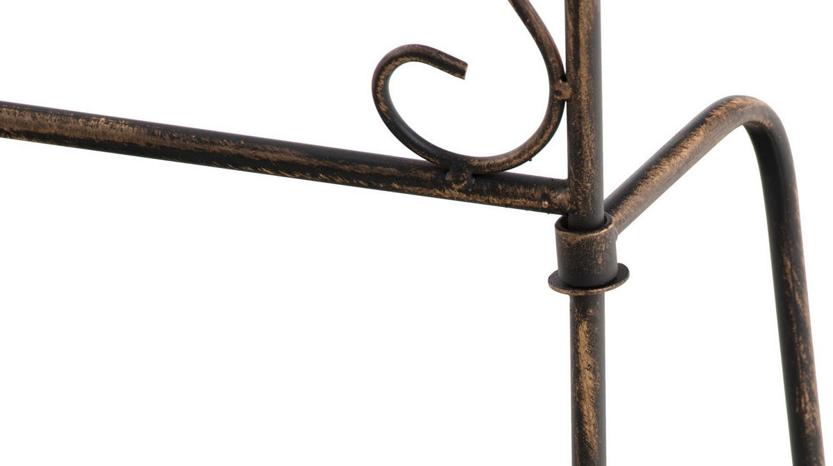 RANKGITTER Burg - 2er Set bronze - Braun, Metall (35/122/7cm) - TPFLiving