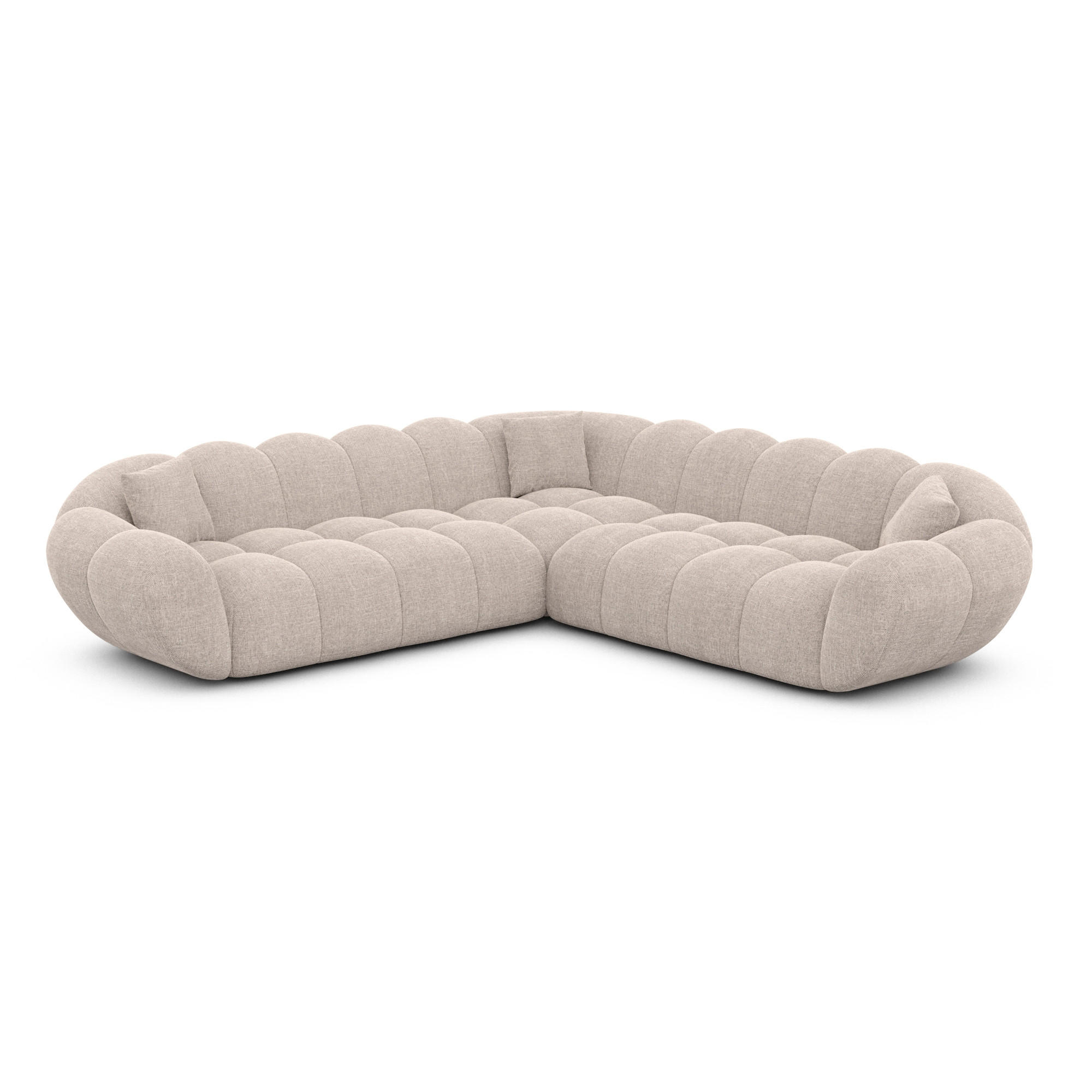 Varoyal Ecksofa Beige 258x258 cm