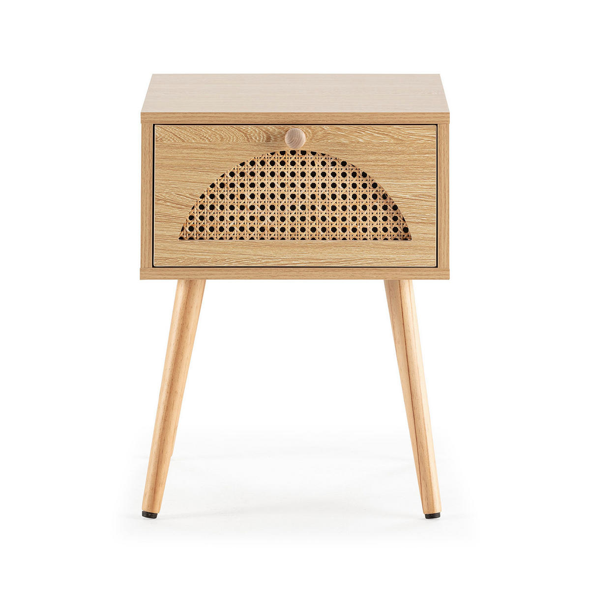 NACHTTISCH Luna 1 Schubladen, eichefarben - Honigeiche, Holz/Holzwerkstoff (40/52/35cm) - VS Venta-stock