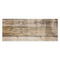 GLASPLATTE für Kamin 125x50 cm - Beige, Glas (125/50/0.4cm) - TULUP