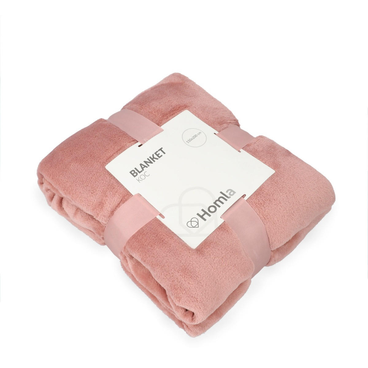DECKE Rote rosa 150/200 cm - Pink, Textil (150/200cm) - Homla
