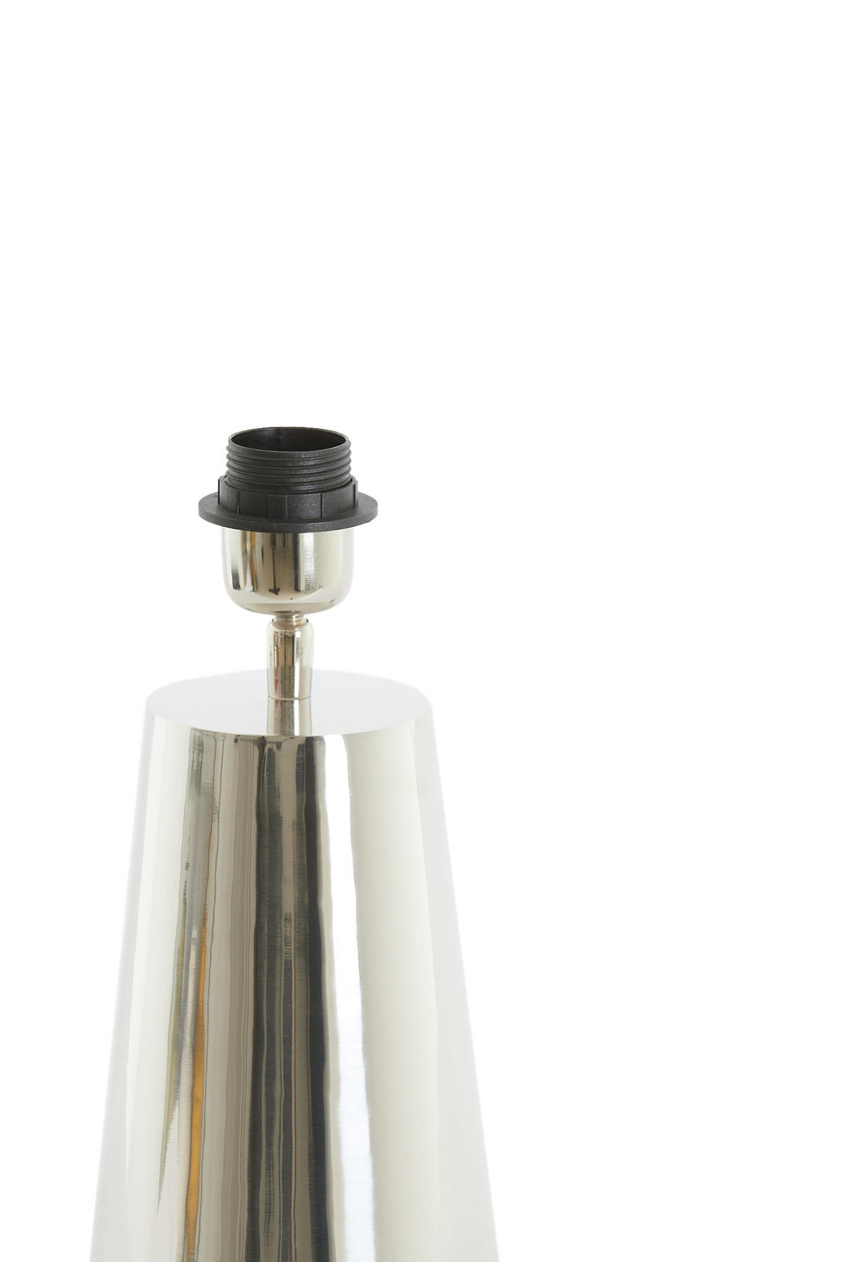 LAMPENFUSS Yelos Grau Ø16,5/35 cm - Grau, Metall (16.5/16.5/35cm) - Light & Living