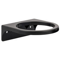 WANDHALTERUNG SAVONA, schwarzer Kunststoff - Schwarz, Kunststoff (12.5/4.5/13cm) - bremermann