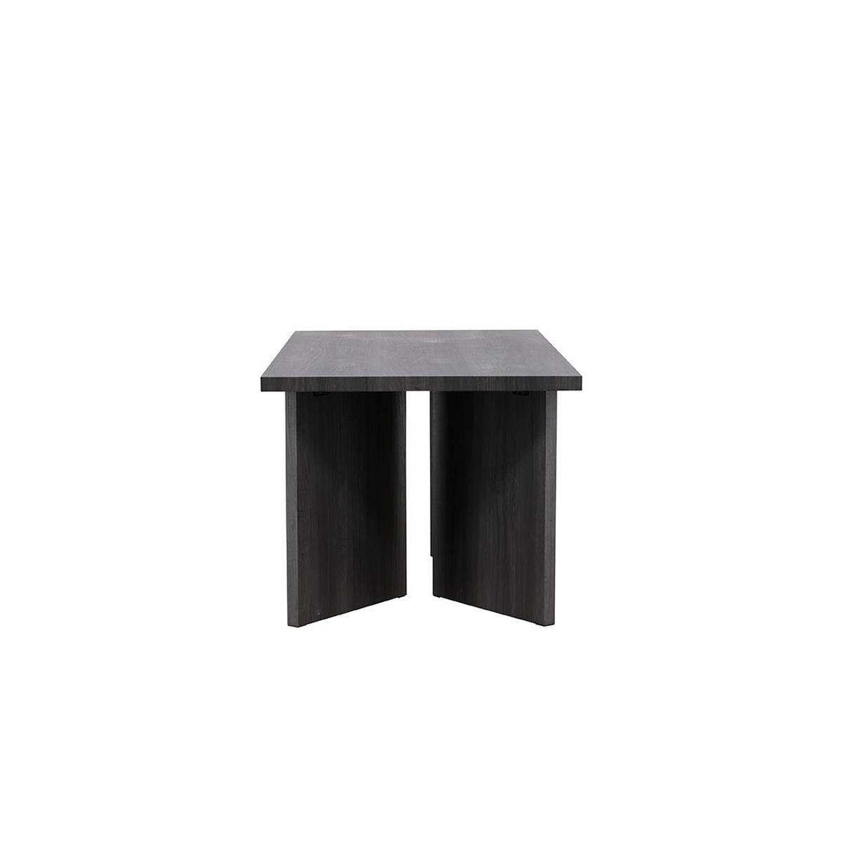 ESSTISCH, Bassholmen, Schwarz, MDF, 90 x 180 x 75 cm - Schwarz, Holzwerkstoff (180/90/75cm) - ebuy24