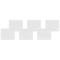 GARTENSTUHLKISSEN 6er-Set Cremeweiß 39/31 cm Tolve - Weiß, Textil (39/5/31cm) - Beliani