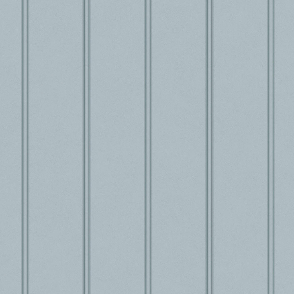 VLIESTAPETE Chalford Wood Panelling Seaspray Blue - Blau, Papier/Kunststoff (52/52cm) - Graham & Brown