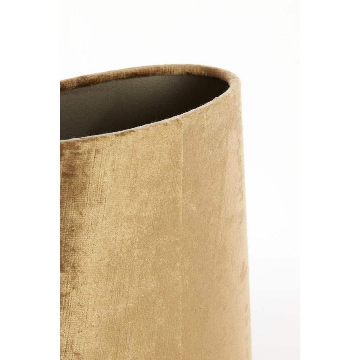 LAMPENSCHIRM Gemstone Bronze 25/21/28 cm - Bronzefarben, Textil (25/21/28cm) - Light & Living