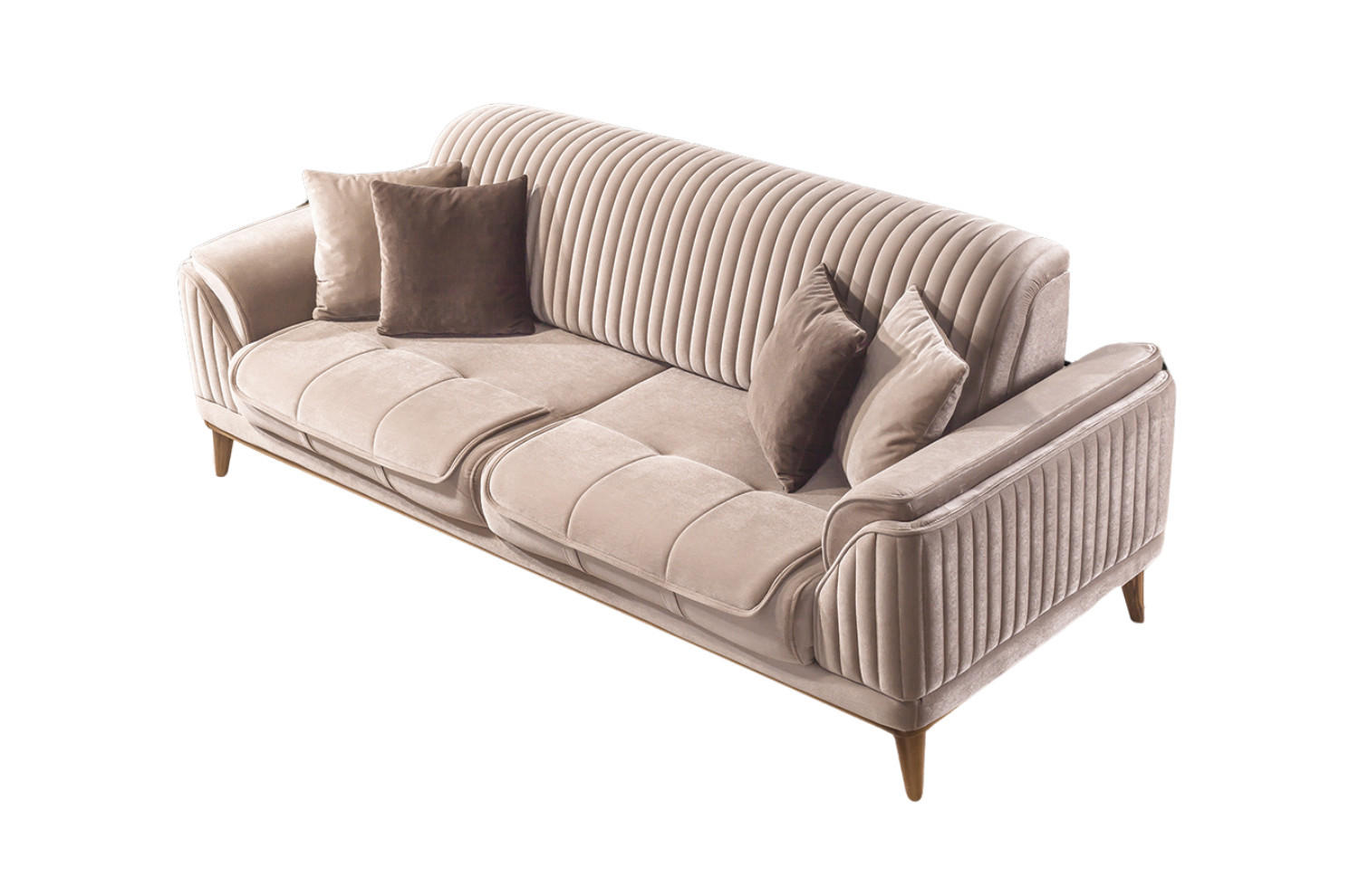 Villa Möbel 2-Sitzer Beige 190x85x100 cm