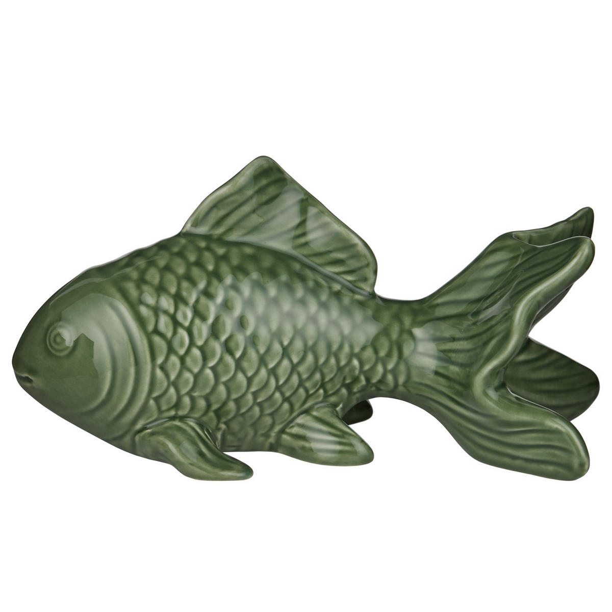 DEKO-FISCH Koi - Dolomit Grün - Grün, Stein (11/13/19cm) - Butlers