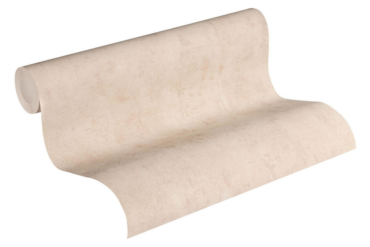 VLIESTAPETE Beige 53/1005 cm - Beige, Textil (53/1cm) - KUNSTLOFT