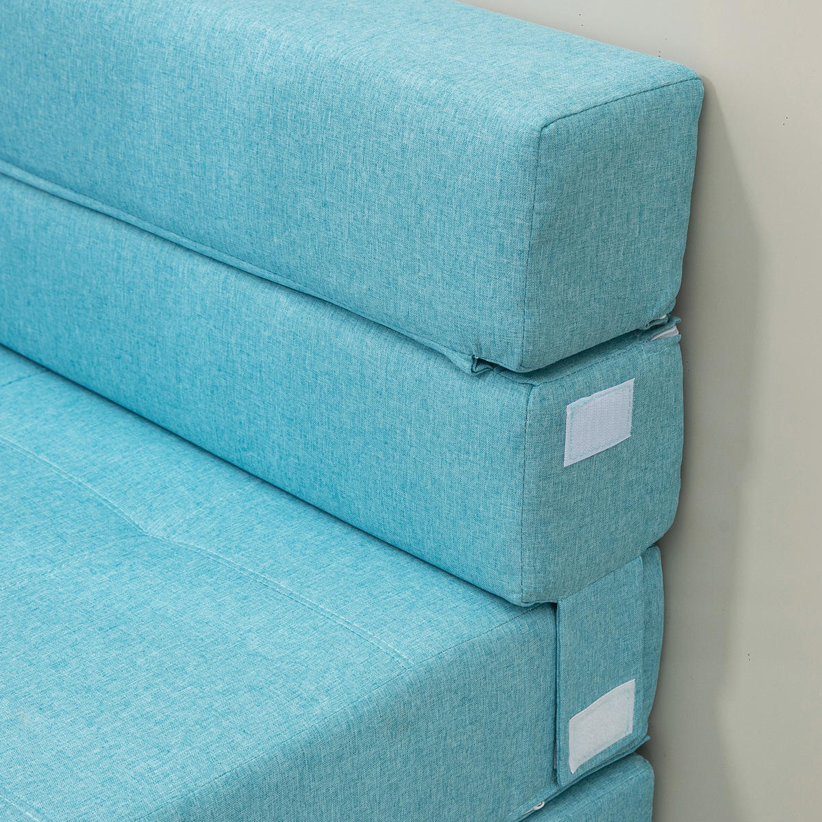 SCHLAFSESSEL, Polybaumwolle, Blau - Blau, Textil (70/61/70cm) - HOMCOM