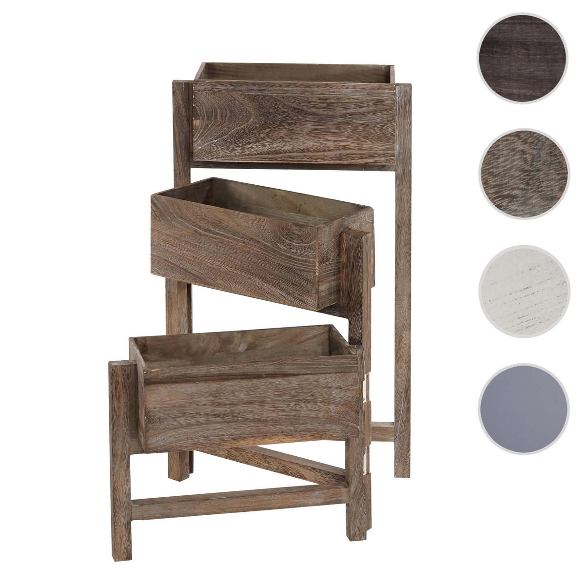 PFLANZREGAL STANDREGAL Braun - Braun, Holz (108/65/15cm) - MCW