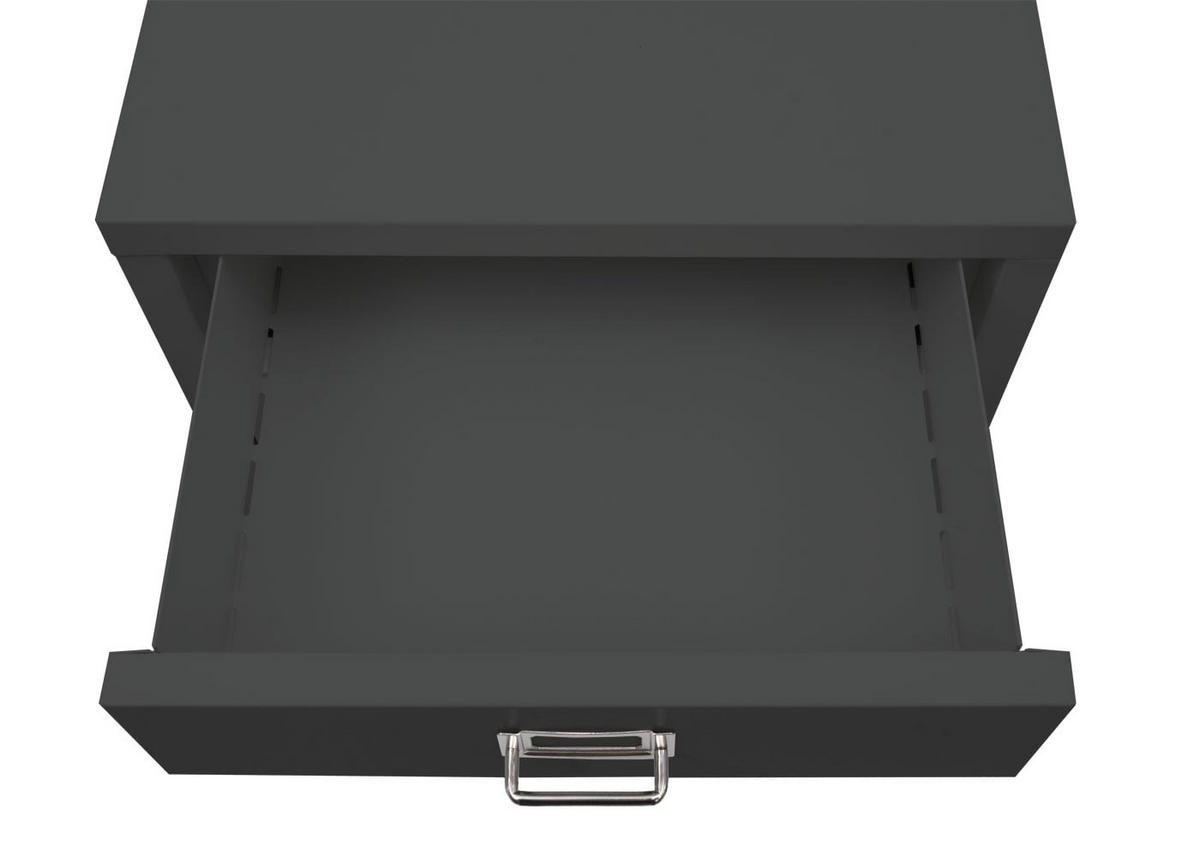 ROLLCONTAINER Anthrazit - Anthrazit, Metall (40/75/41cm) - Jamb