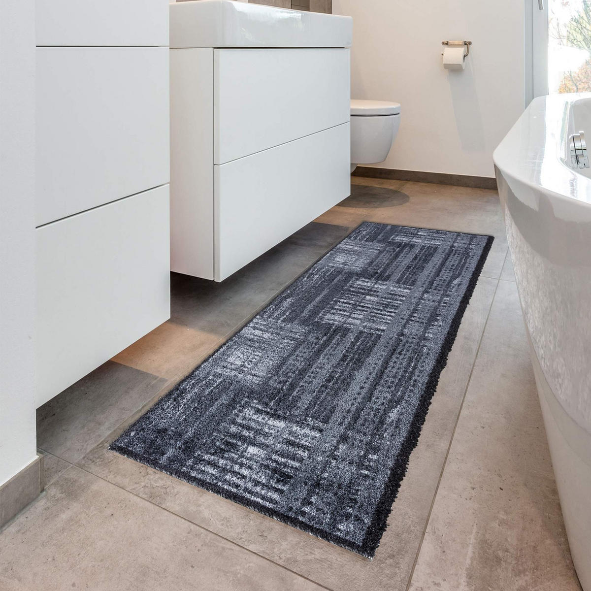 TEPPICH LÄUFER PURE & SOFT - Anthrazit, Textil (50/150cm) - Astra