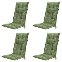 GARTENSTUHLKISSEN Joah 123/50 cm 4er-Set - Hellgrün, Textil (50/7/123cm) - Madison