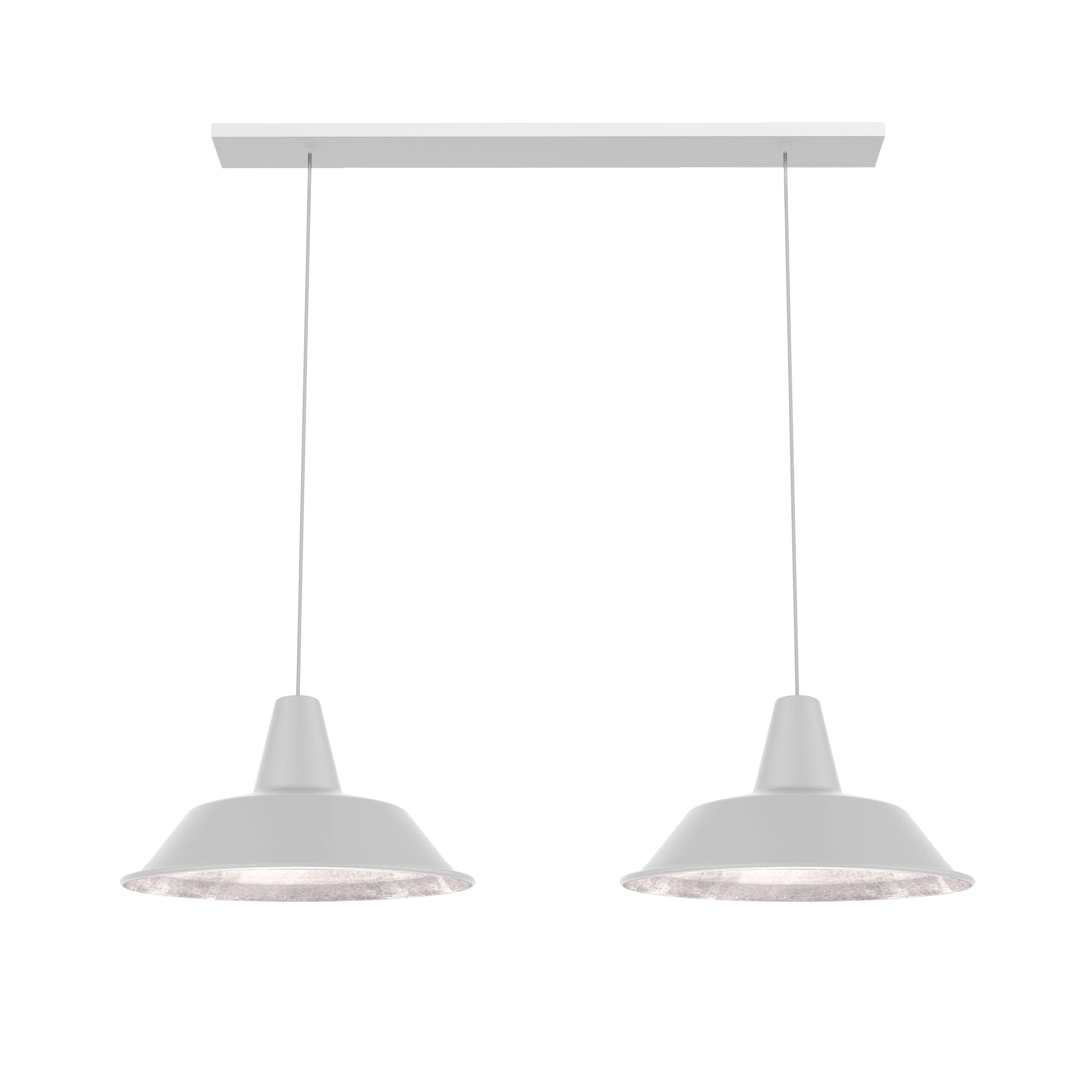 HÄNGELEUCHTE - Weiß, Metall (35/70/120cm) - Lumicom