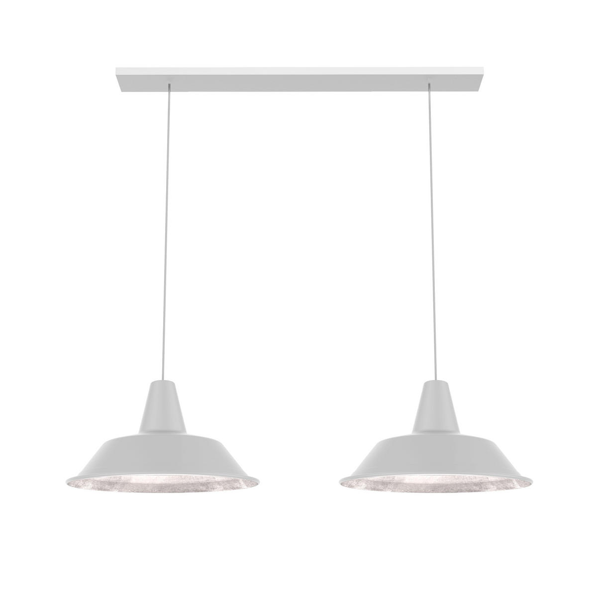 HÄNGELEUCHTE - Weiß, Metall (35/70/120cm) - Lumicom