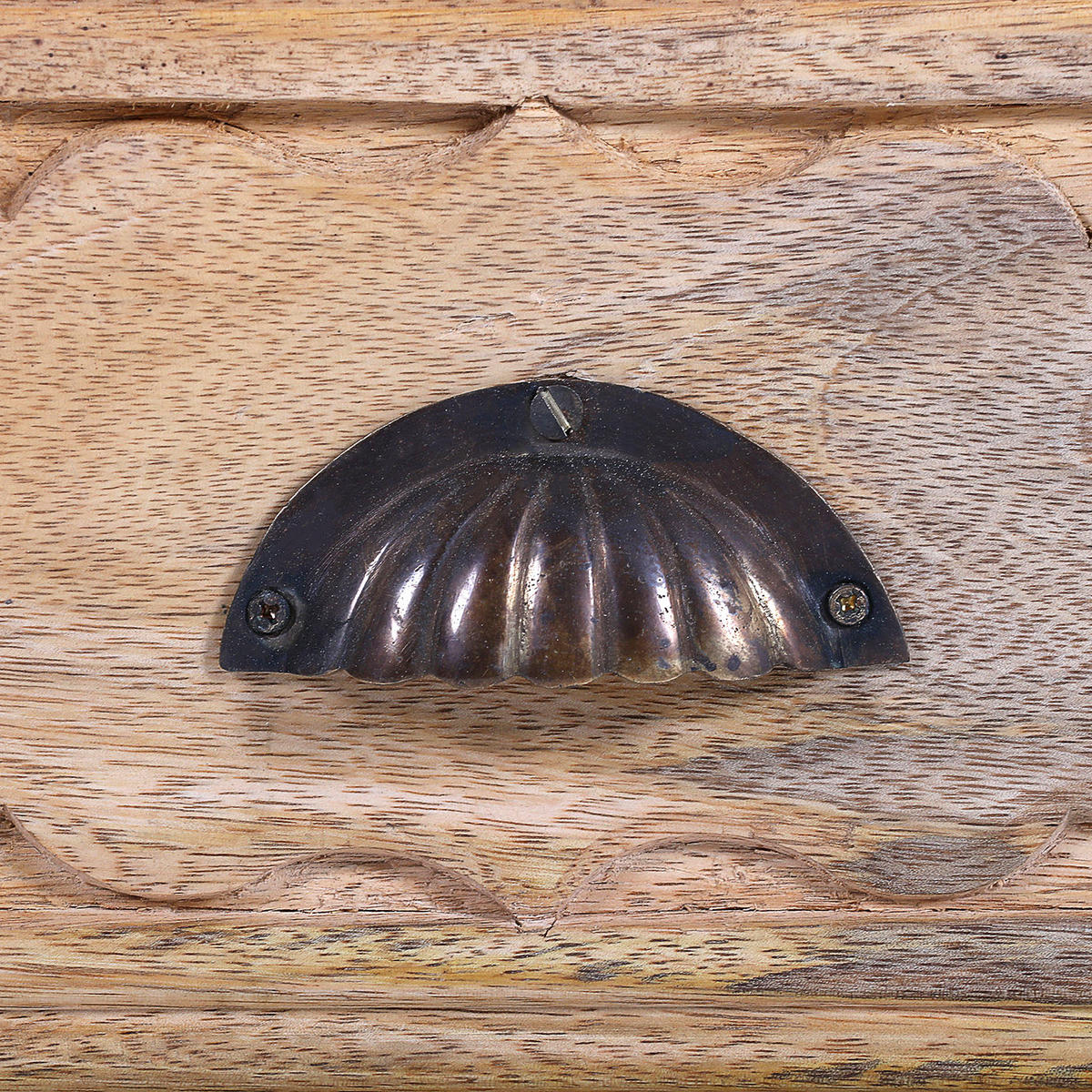 GARDEROBENSCHRANK - Mango massiv - Braun, Holz (130/184/52cm) - home24