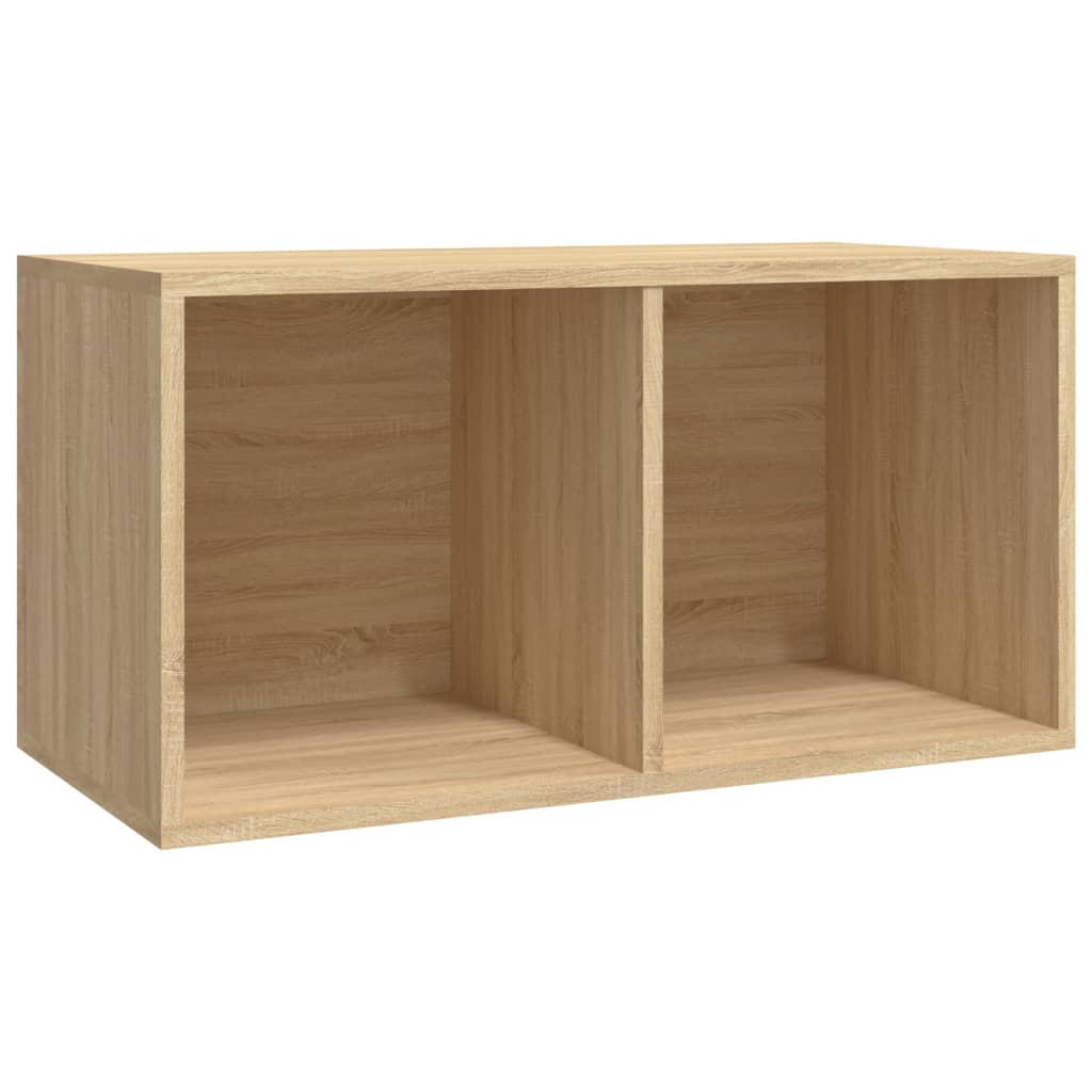 vidaXL Schallplatten-Aufbewahrungsbox Sonoma Eiche 34x36x71 cm