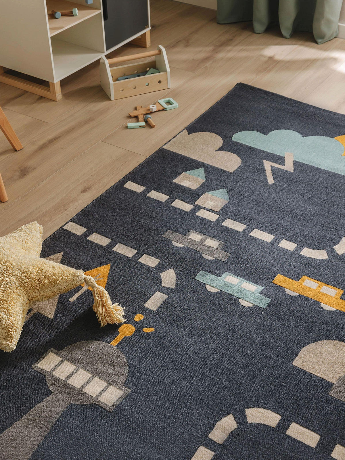 KINDERTEPPICH Juno Blau 160x230 cm - Blau, Textil (160/230cm) - Lytte