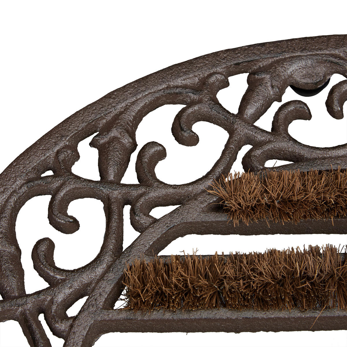 FUSSABTRETER - Braun, Textil/Metall (73/42cm) - Relaxdays