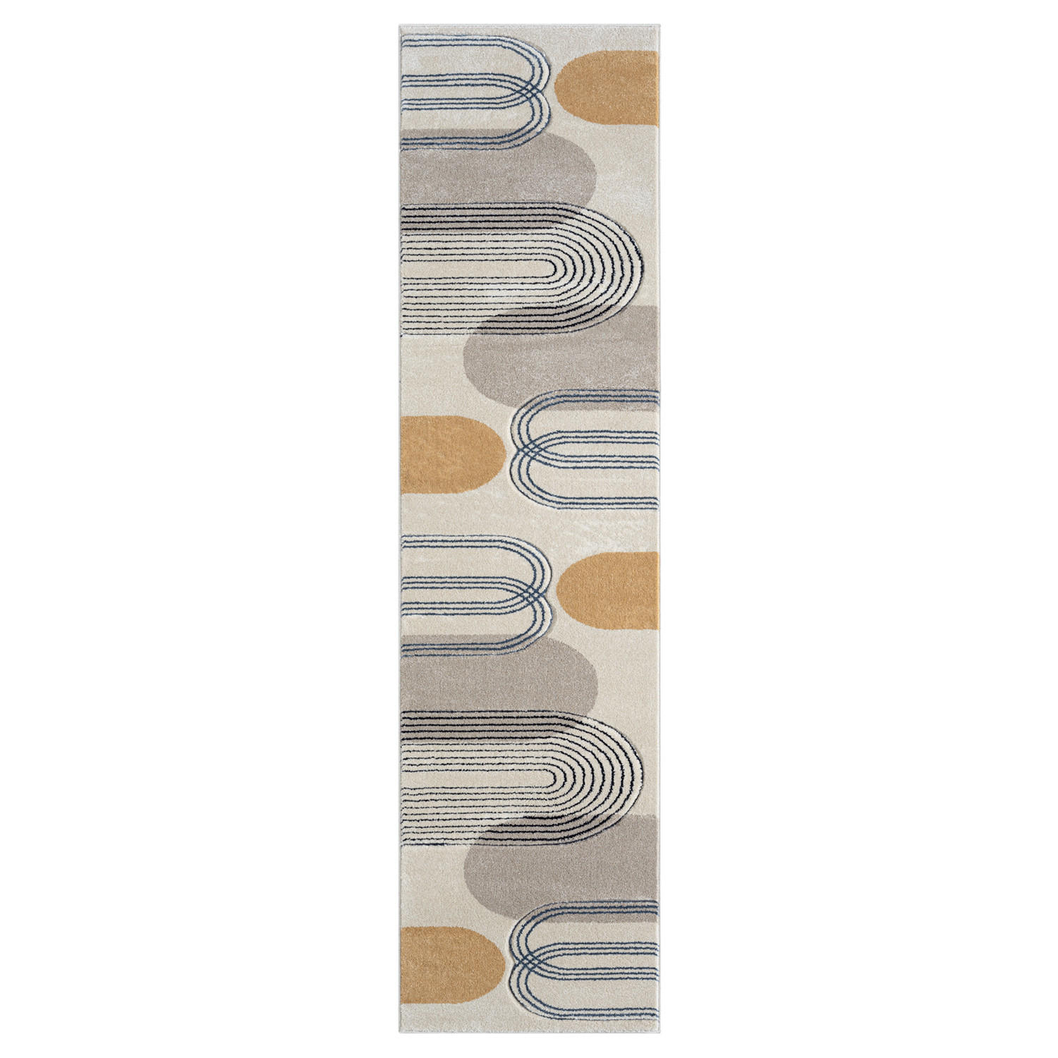 KURZFLOR-TEPPICH Bonito 7157 Beige 80x300 cm - Beige, Textil (80/300cm) - carpet city