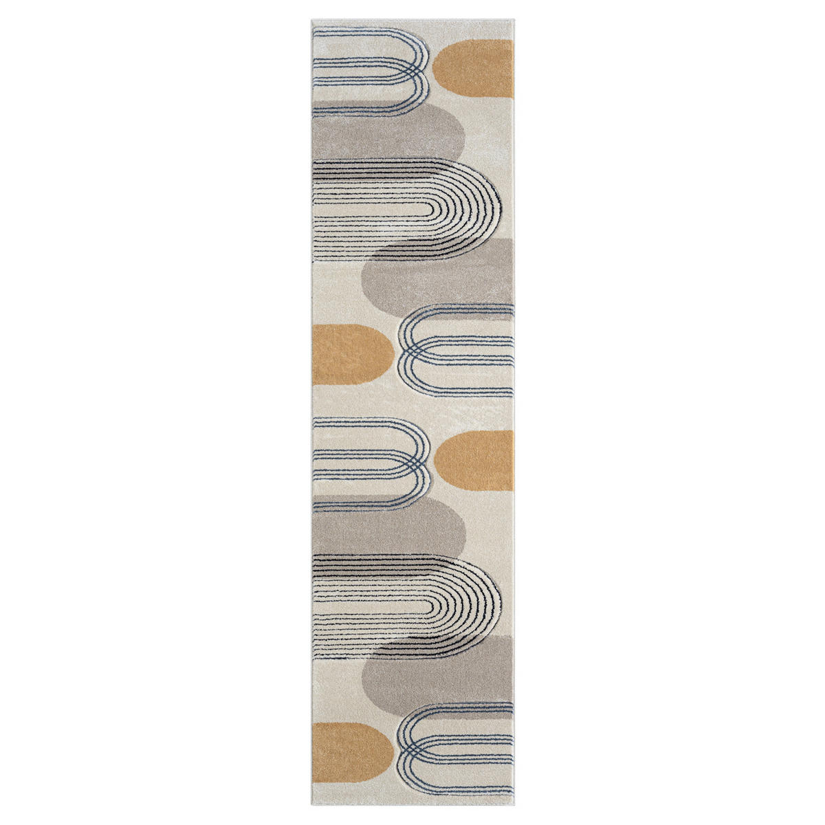KURZFLOR-TEPPICH Bonito 7157 Beige 80x300 cm - Beige, Textil (80/300cm) - carpet city