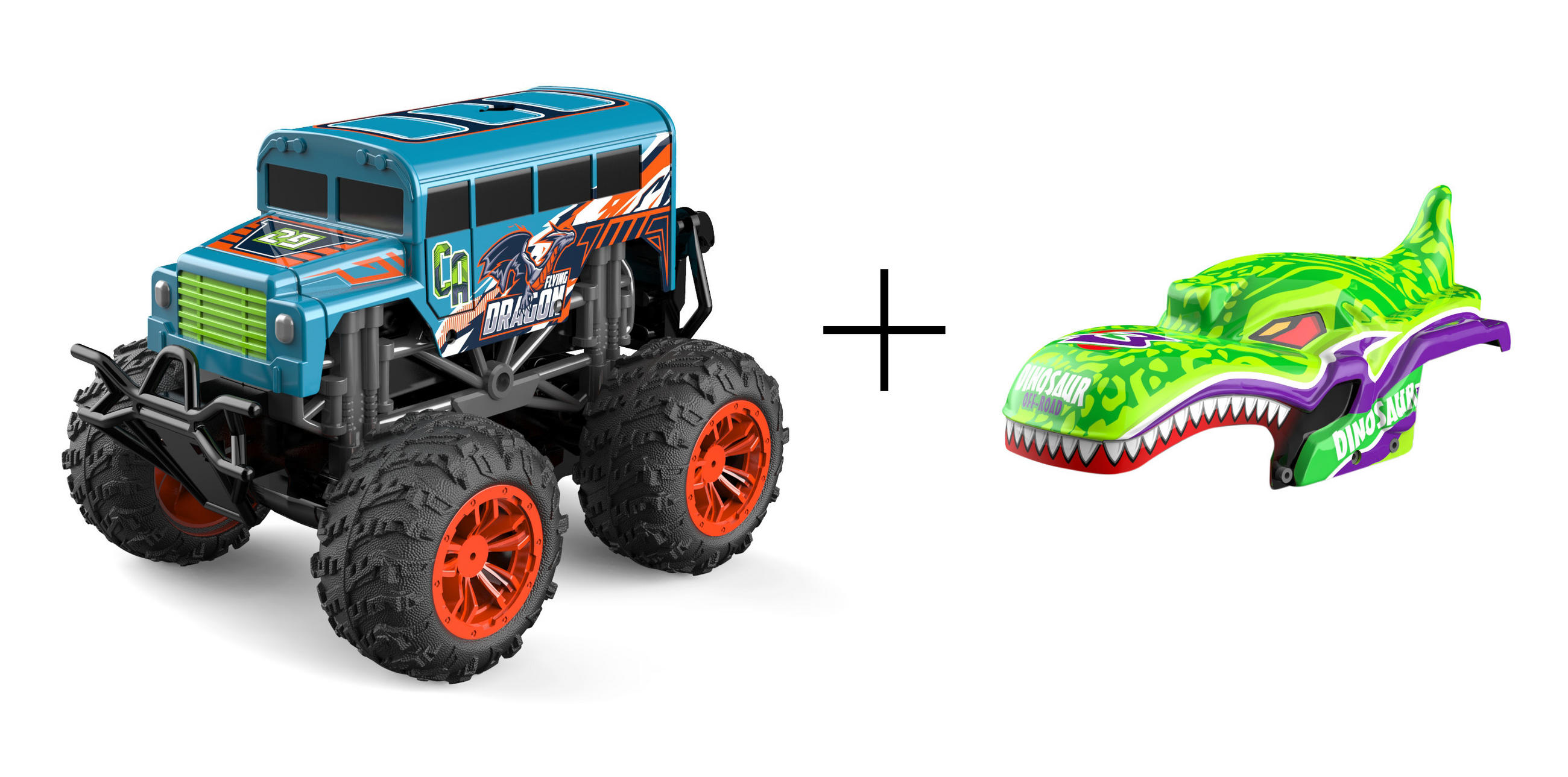 Northpoint Rc-Monstertruck Blau 23x19x17 cm
