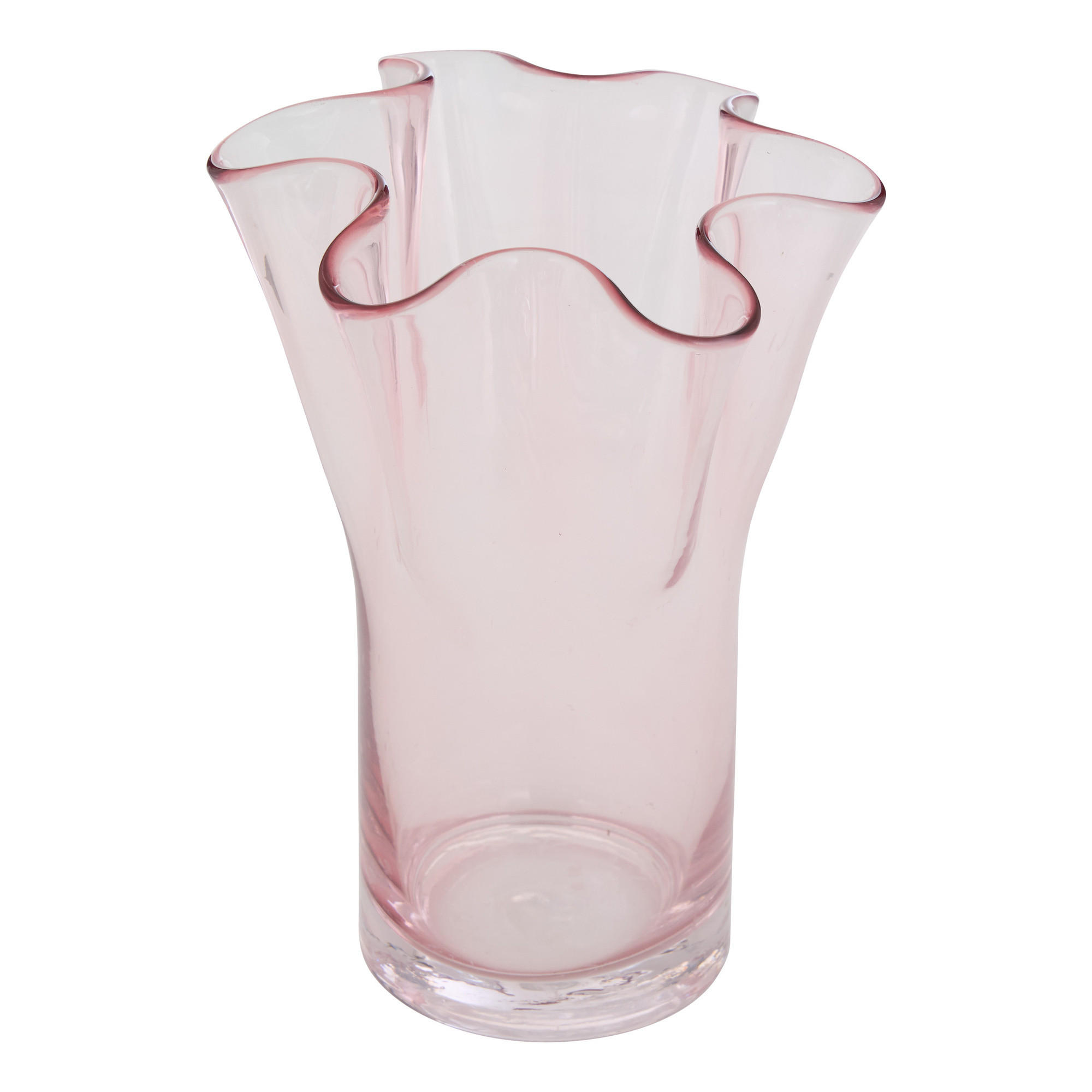 GLASVASE 17/17/23,5 cm - Rosa, Glas (17/23.5cm) - Atmosphera Createur d´interieur
