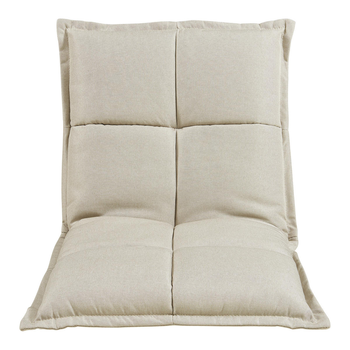 BODENSTUHL-SET 2 TLG. Deinze - Beige, Textil (110/11/55cm) - [en.casa]