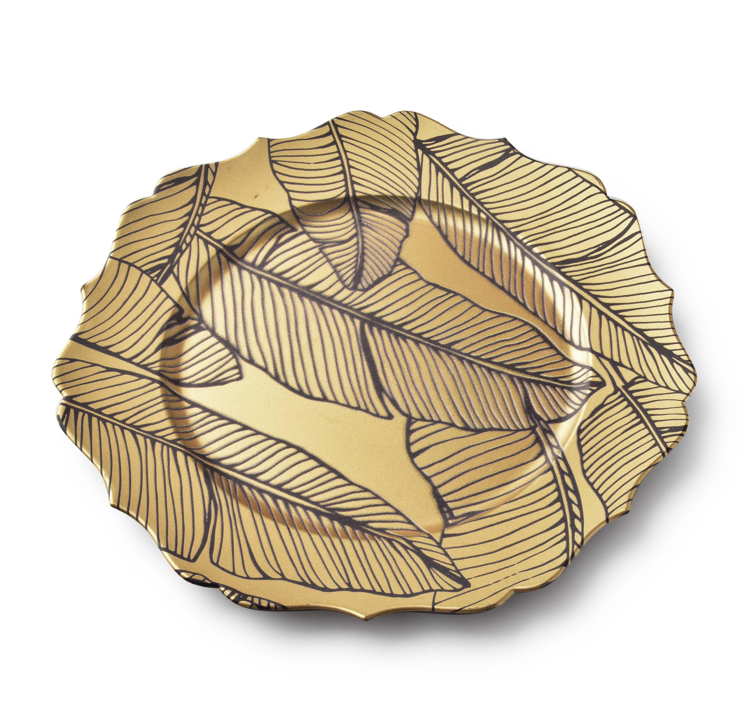 UNTERSETZER Blanche Colours Gold 33/33/2 cm Kunstoff - Goldfarben, Kunststoff (2cm) - Mondex