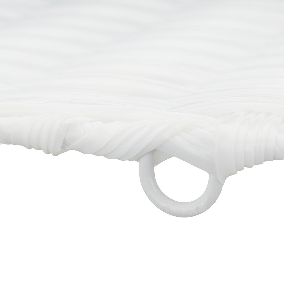 AUFBEWAHRUNGSKORB - Weiß, Kunststoff/Metall (32/31/30cm) - Relaxdays