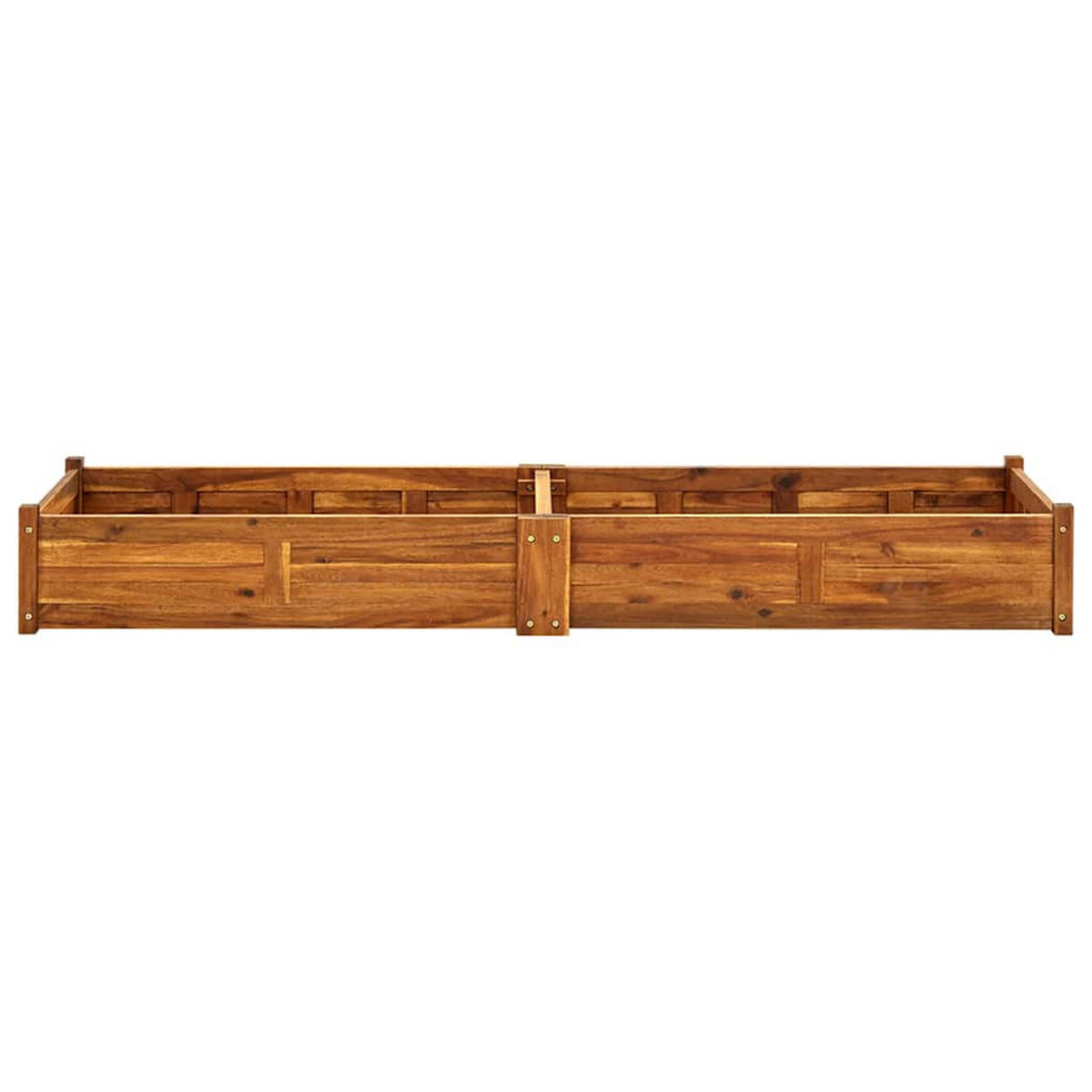 GARTEN-HOCHBEET Akazienholz 200/50/25 Cm - Braun, Holz (50/25/200cm) - vidaXL