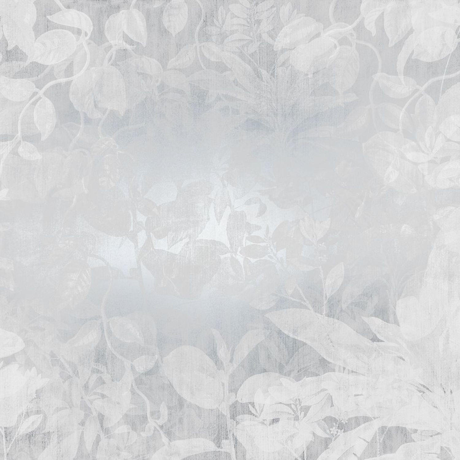 FOTOTAPETE Blumen 400 x 280 cm - Silberfarben, Papier (400/280cm) - Sanders & Sanders