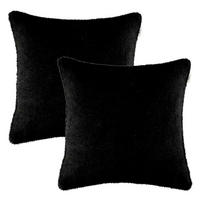 ZIERKISSENHÜLLE DEKOKISSENHÜLLE CUTE 2er Set - Schwarz, Textil (45/45cm) - Esprit