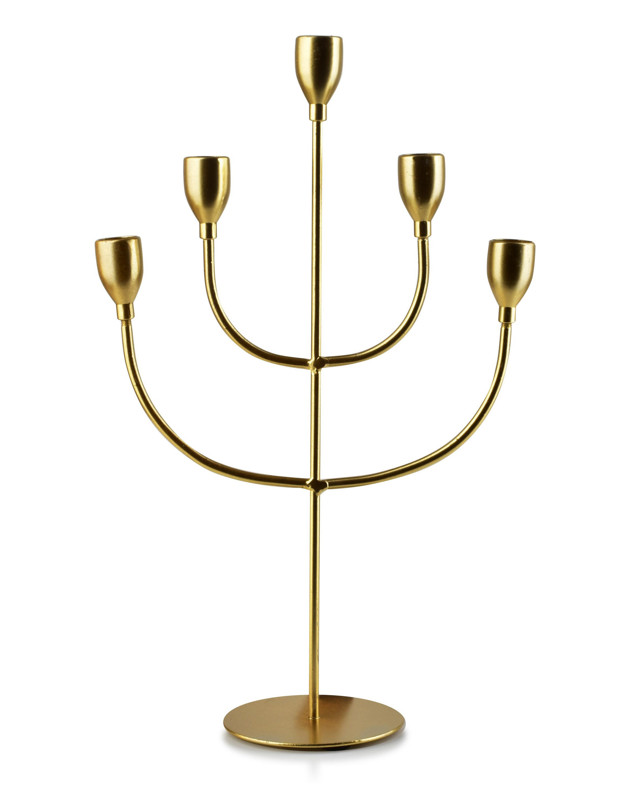 KERZENHALTER Cedric Gold 24/10/38 cm Metall - Goldfarben, Metall (10/38/24cm) - Mondex