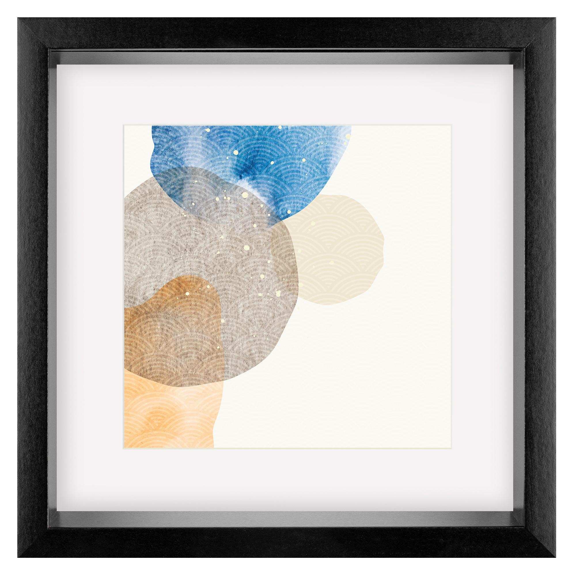 HOLZRAHMEN Shape 40x40 cm, Schwarz - Schwarz, Holzwerkstoff (6/42/42cm) - EMIX24