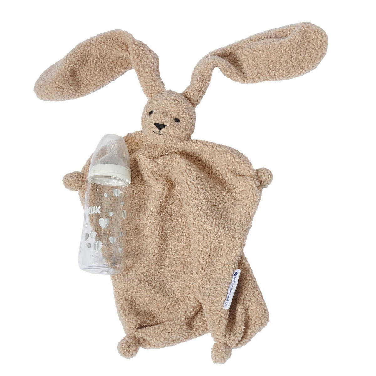 SCHNUFFELTUCH Hase Teddy Beige - Beige, Textil (30/1/30cm) - nordic coast company