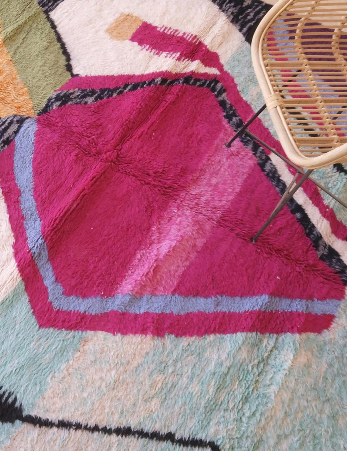 BERBERTEPPICH aus reiner Wolle 254x 291 cm - Multicolor, Naturmaterialien (254/291cm) - AFK Living