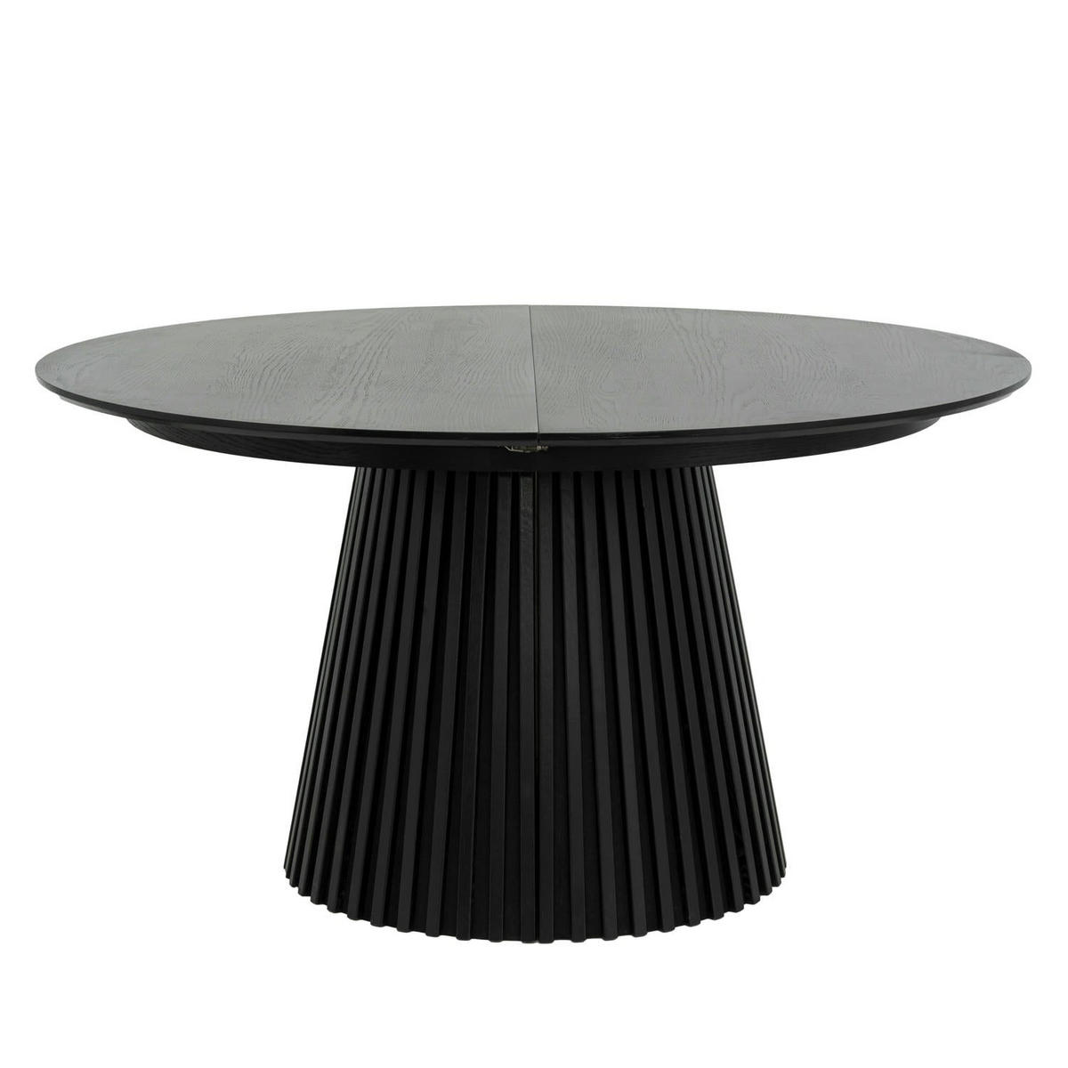 ESSTISCH 140/140/75 Schwarz rund - Schwarz, Holzwerkstoff (140/140/75cm) - Furnhouse