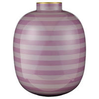 VASE Metal streifen lilac 32 cm - Lila, Metall (31cm) - Pip Studio