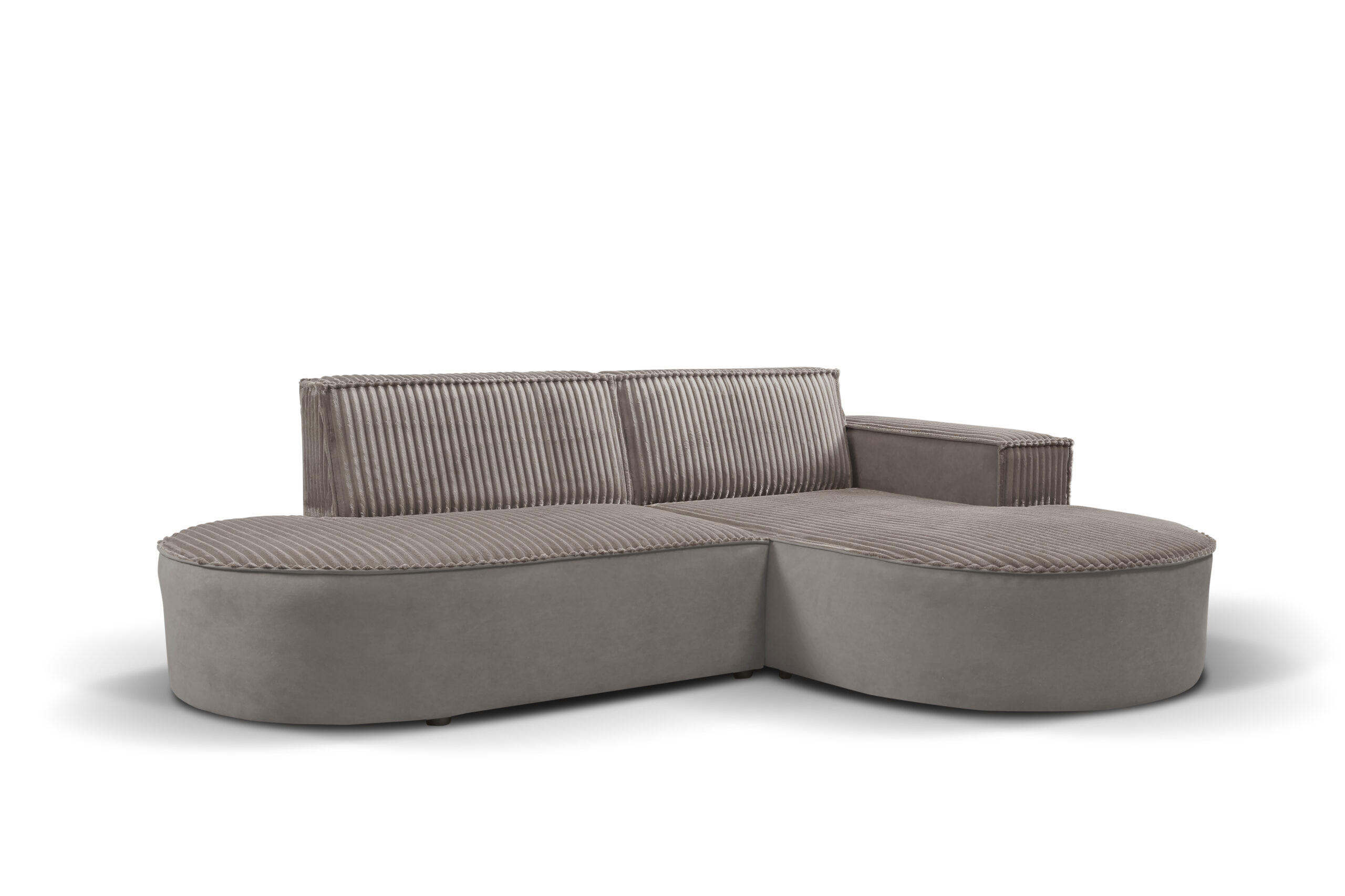 ECKSOFA L-förmiges Modena Soft Beige Rechts - Beige, Holz (236/165cm) - Kaiser Möbel